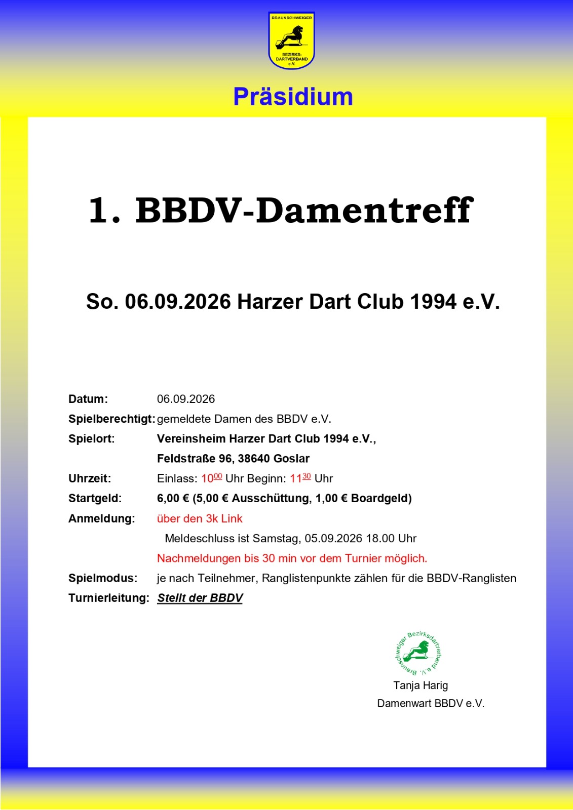1. BBDV-Damentreff